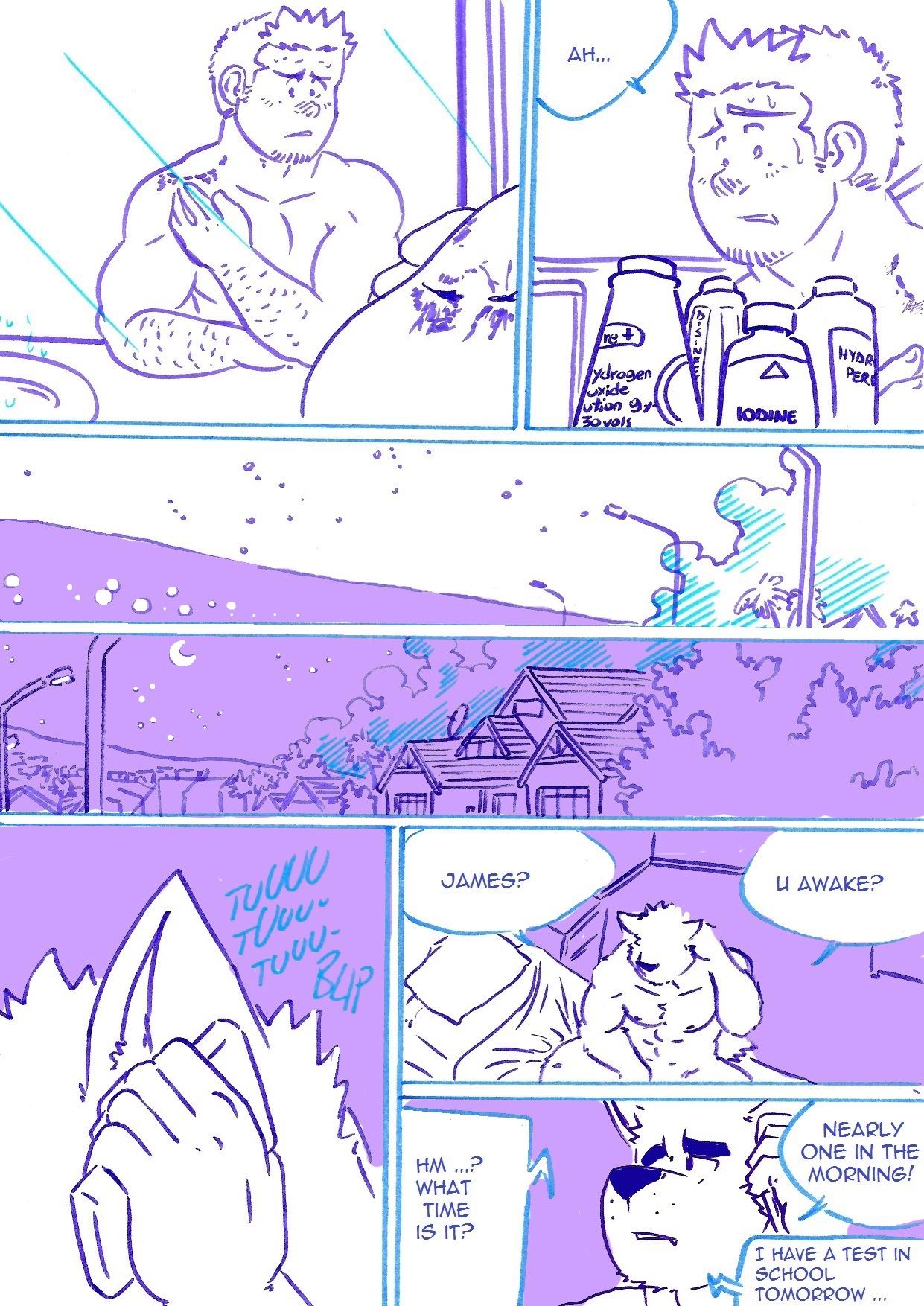 Wolfguy 3.5 - Purple and Blue page 3 full