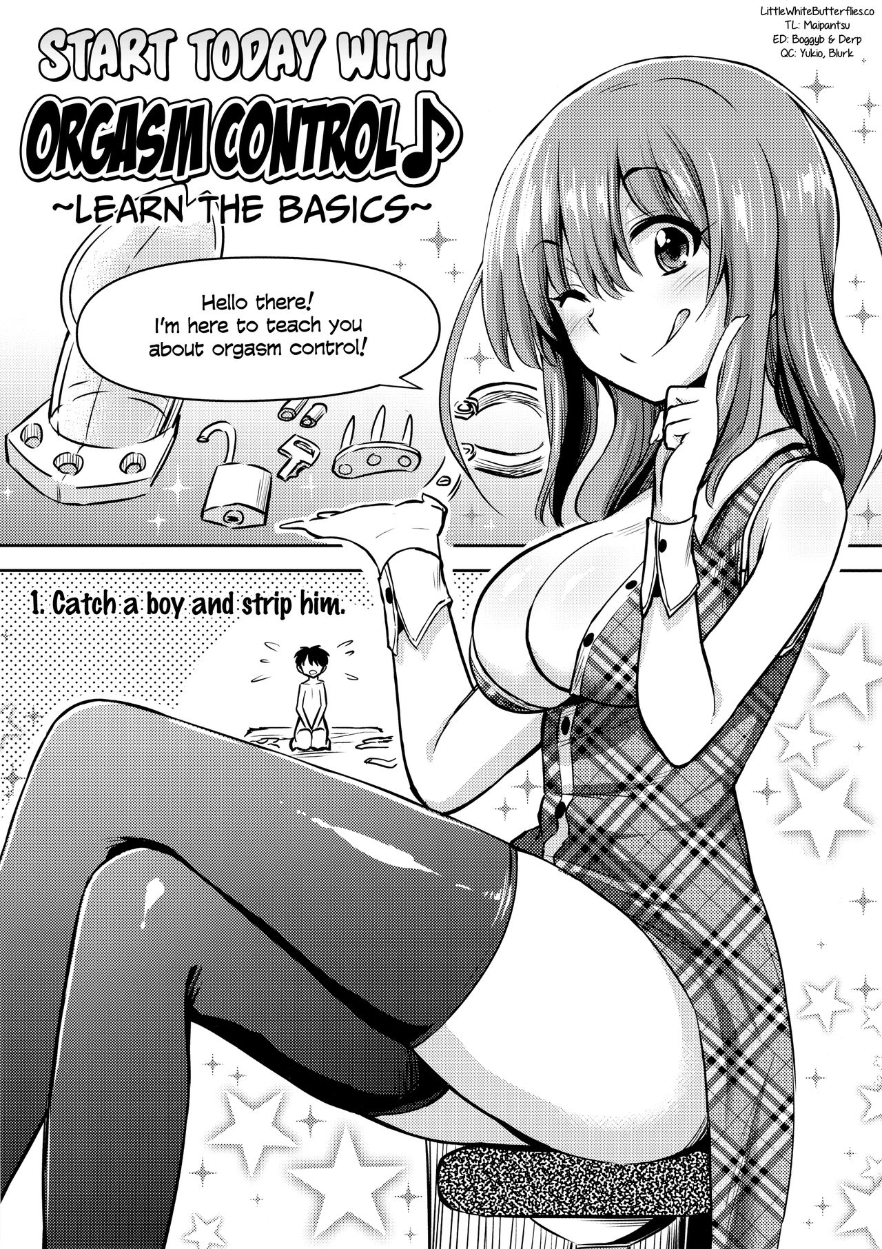Ashita Hajimetai Shasei Kanri ~Daitai Konna Mon Hen~ | Orgasm Control   =LWB= page 1 full