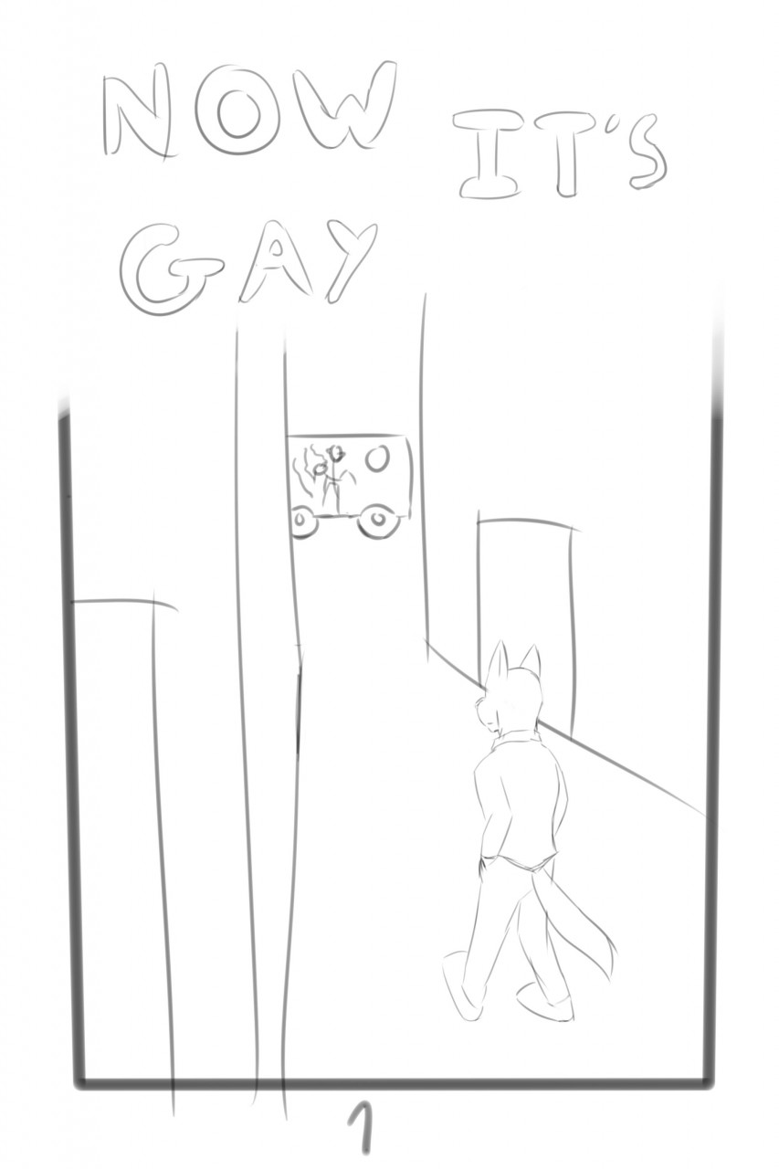 Now it's gay page 1 full