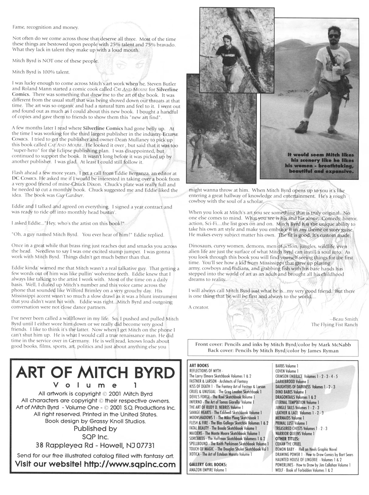 The Art Of Mitch Byrd Volume One page 4 full