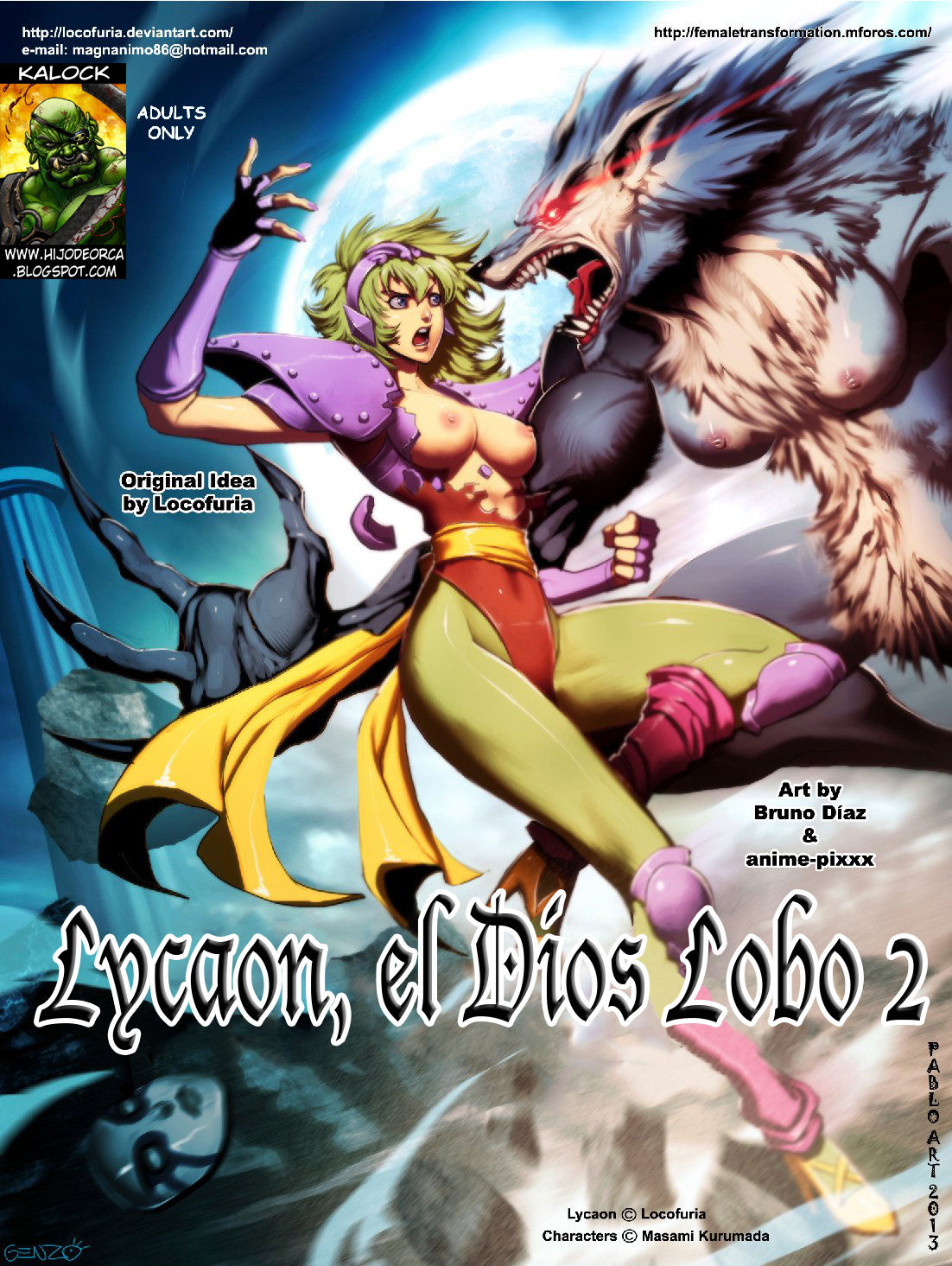 Lycaon, El Dios Lobo 2 page 1 full