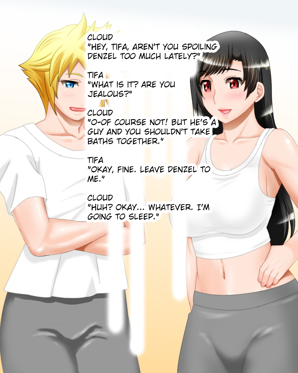 Muramura Shite Nemurenai kara Tifa ni Tanon de Miyou page 2 full