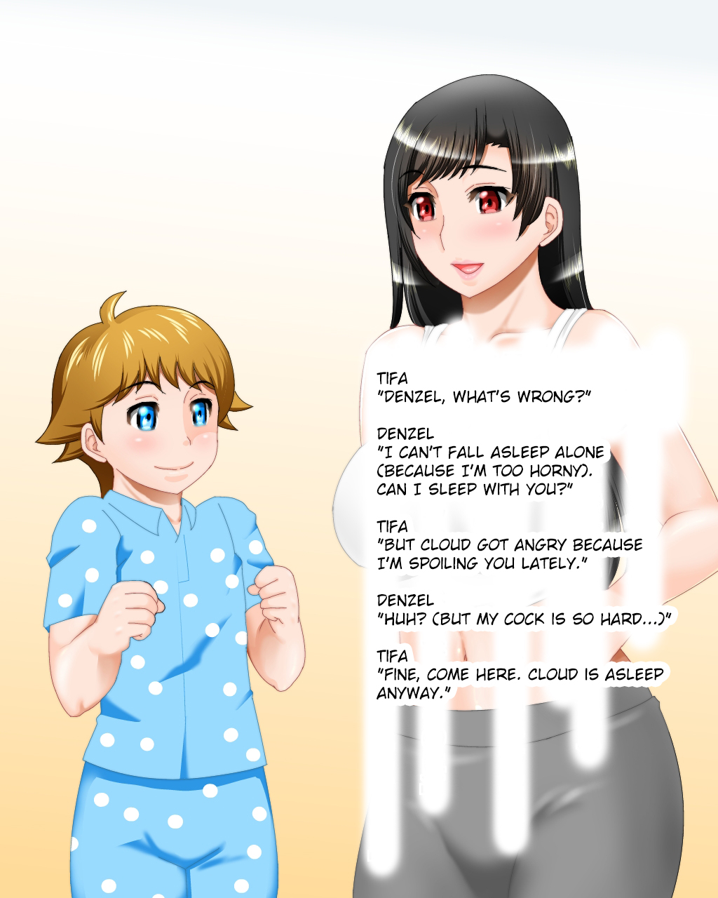 Muramura Shite Nemurenai kara Tifa ni Tanon de Miyou page 4 full