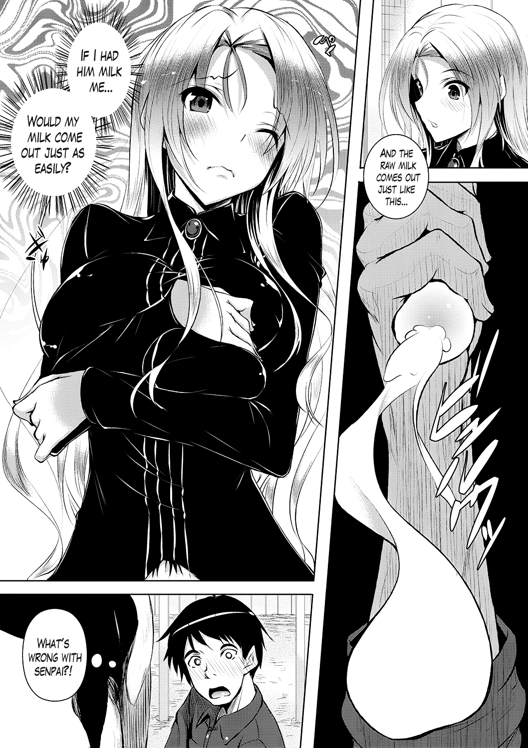 Senpai Shiboritate | Freshly Milked Senpai page 8 full