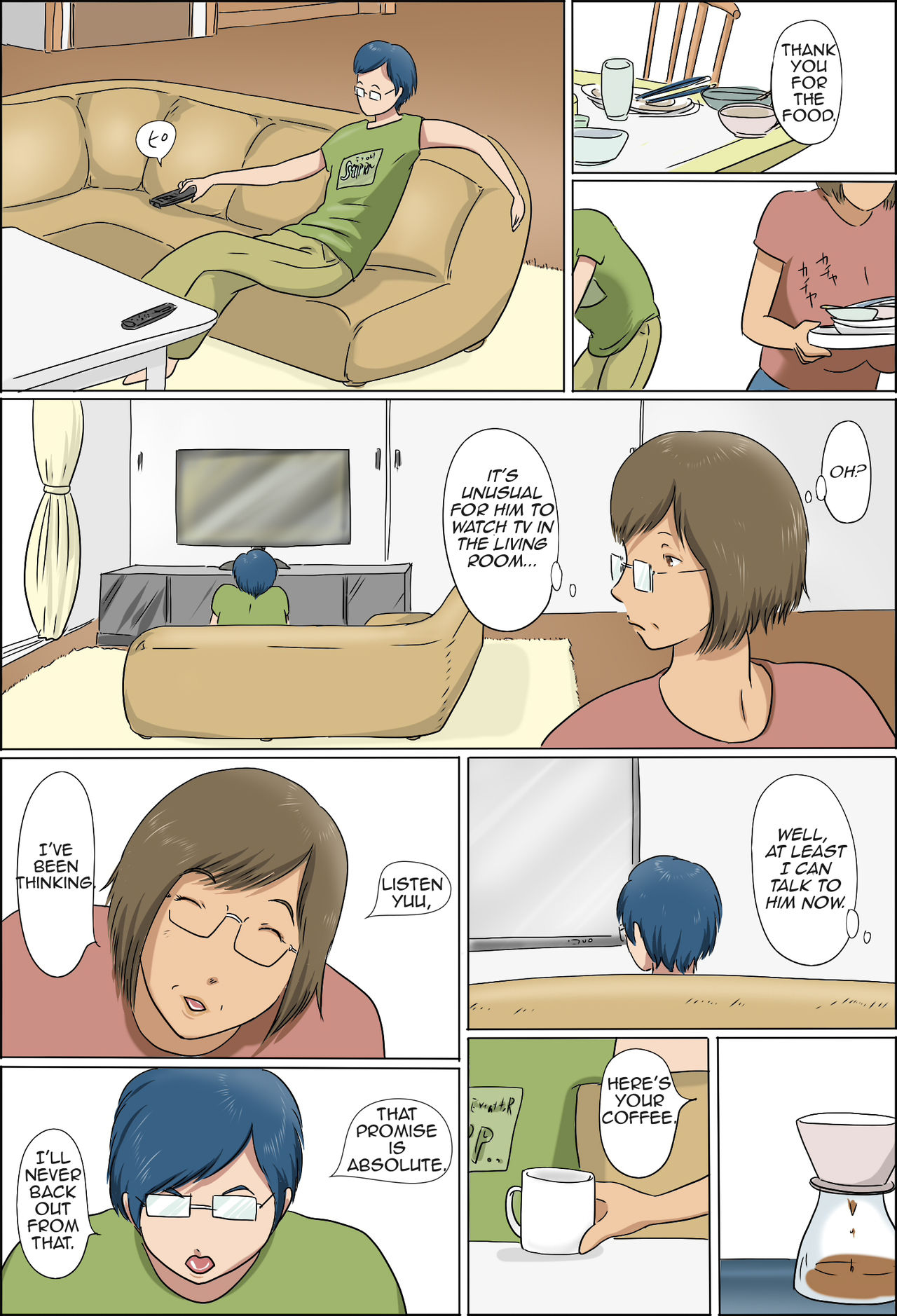 Haha to Musuko no Kazoku Seikatsu | Family Life of Mother and Son - Page 10  - IMHentai