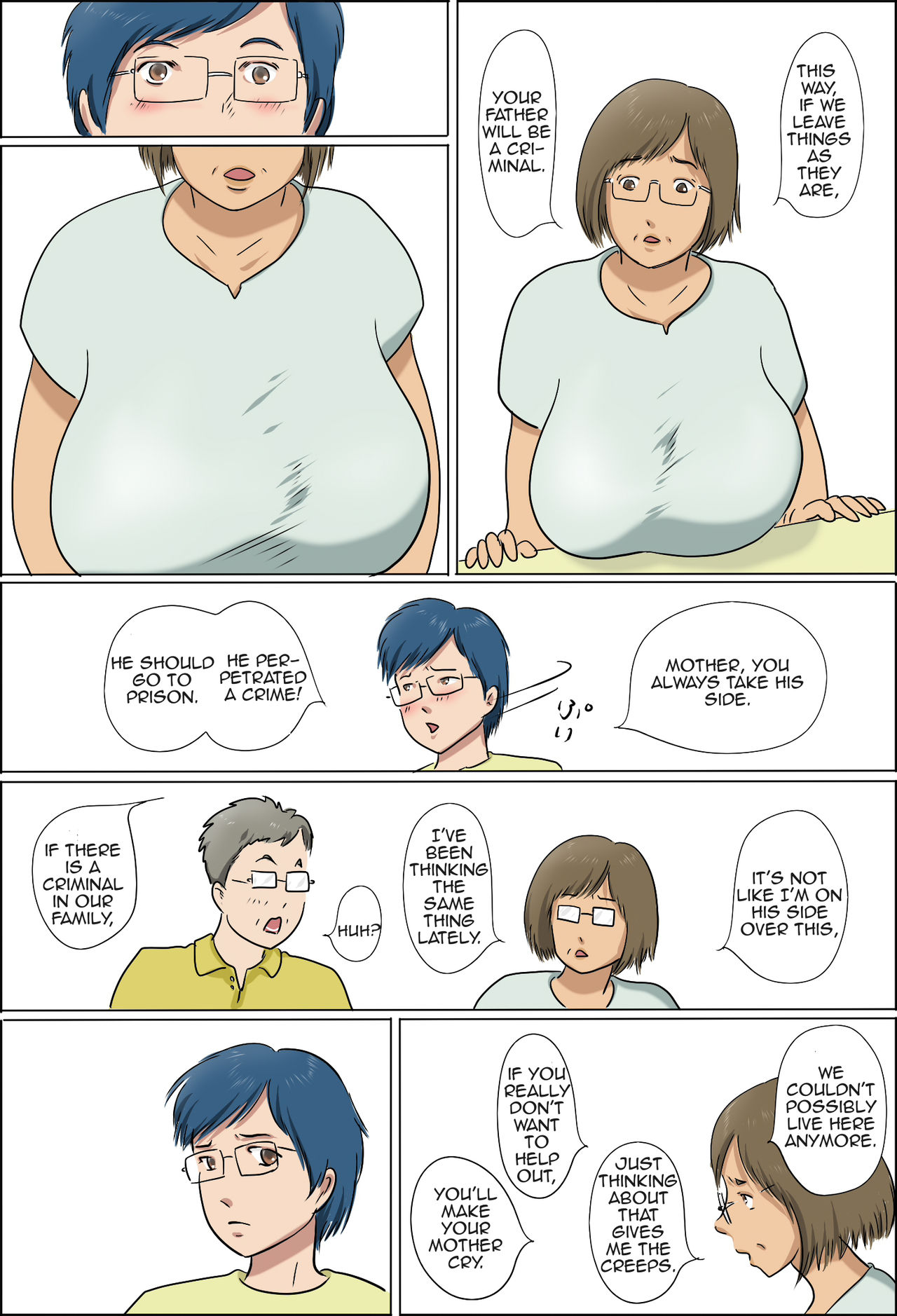 Haha to Musuko no Kazoku Seikatsu | Family Life of Mother and Son - Page 5  - IMHentai