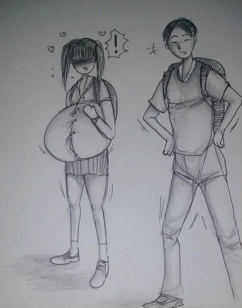 Art by onizukakawashima - Young Jimmy meets young Lilly, drunken Vicky and finally Nanny page 5 full