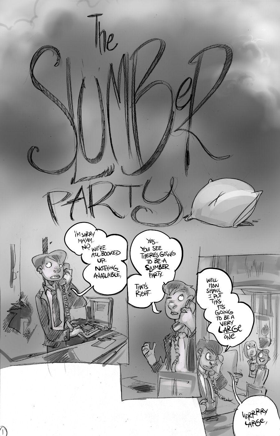 The Slumber Party page 1 full