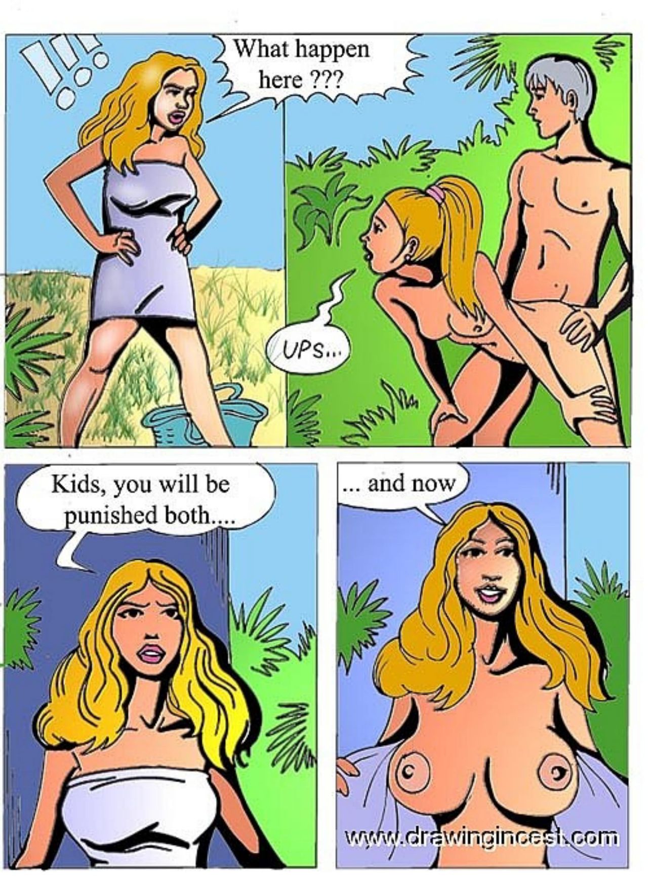 A family rest on the seashore page 8 full