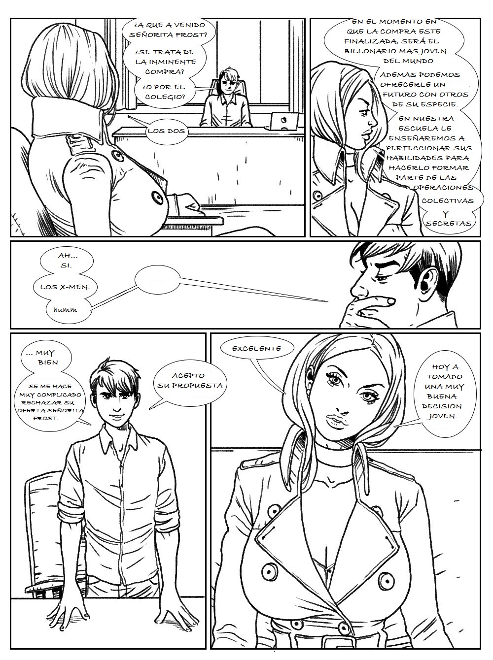 Agenda de Sumision 01 Emma Frost page 4 full