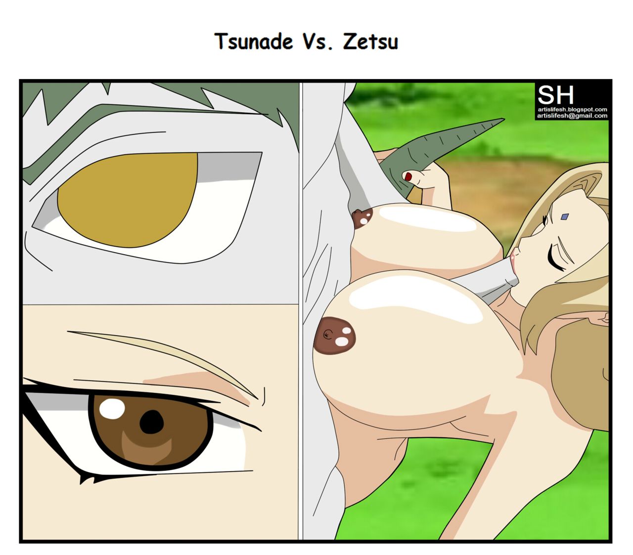 Tsunade vs. Zetsu page 1 full