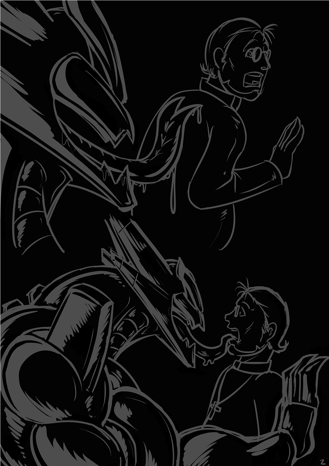 Robot Demon transformation comic by Dragmon page 2 full