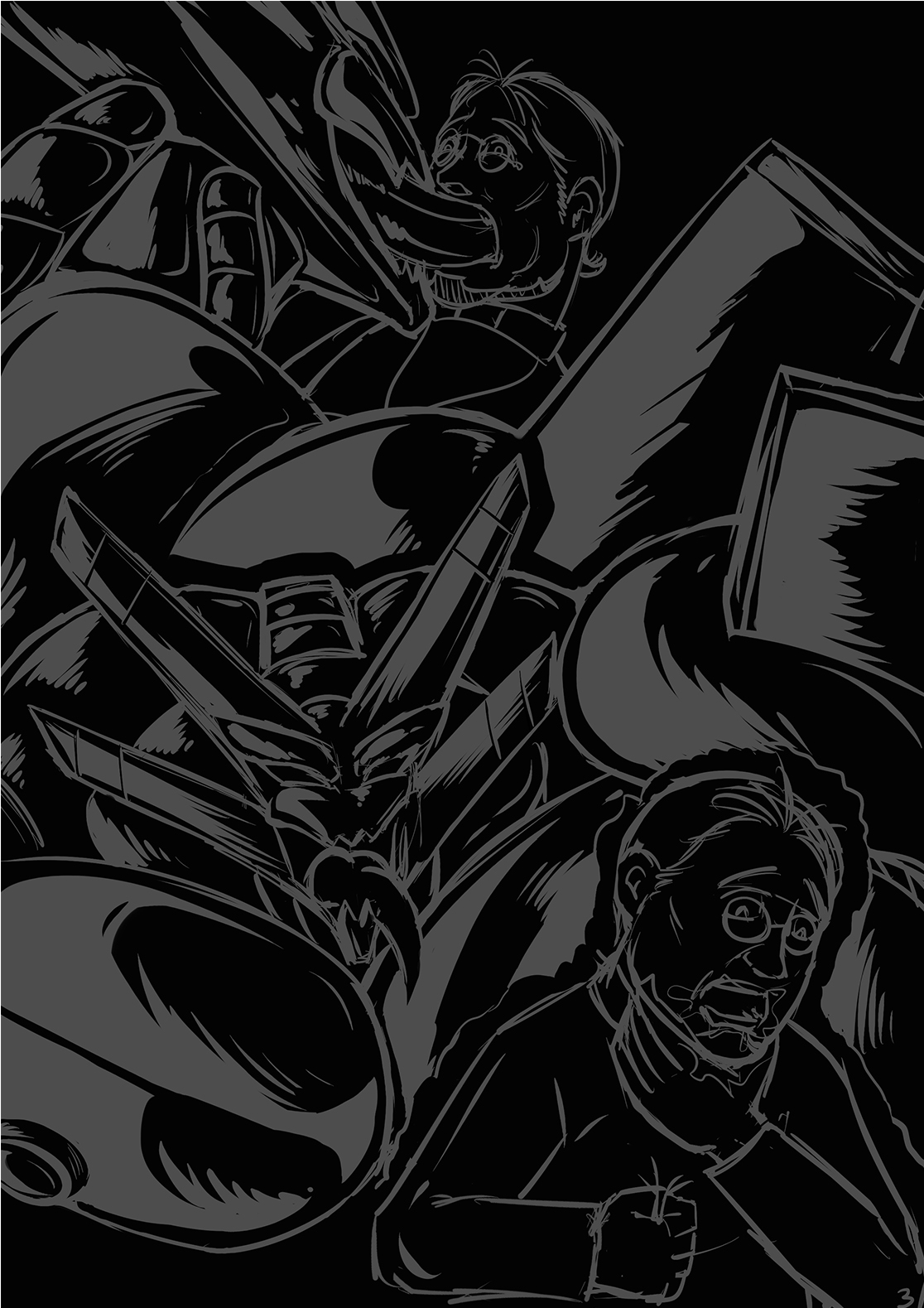 Robot Demon transformation comic by Dragmon page 3 full