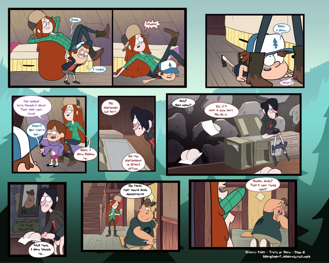 gravity falls truth or dare page 3 full