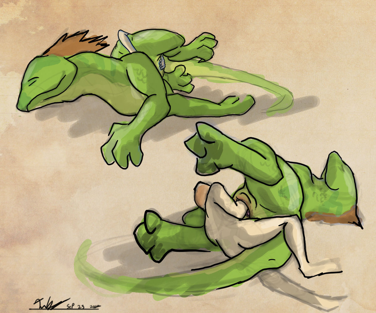 Human Males with Feral Female Dragons page 8 full