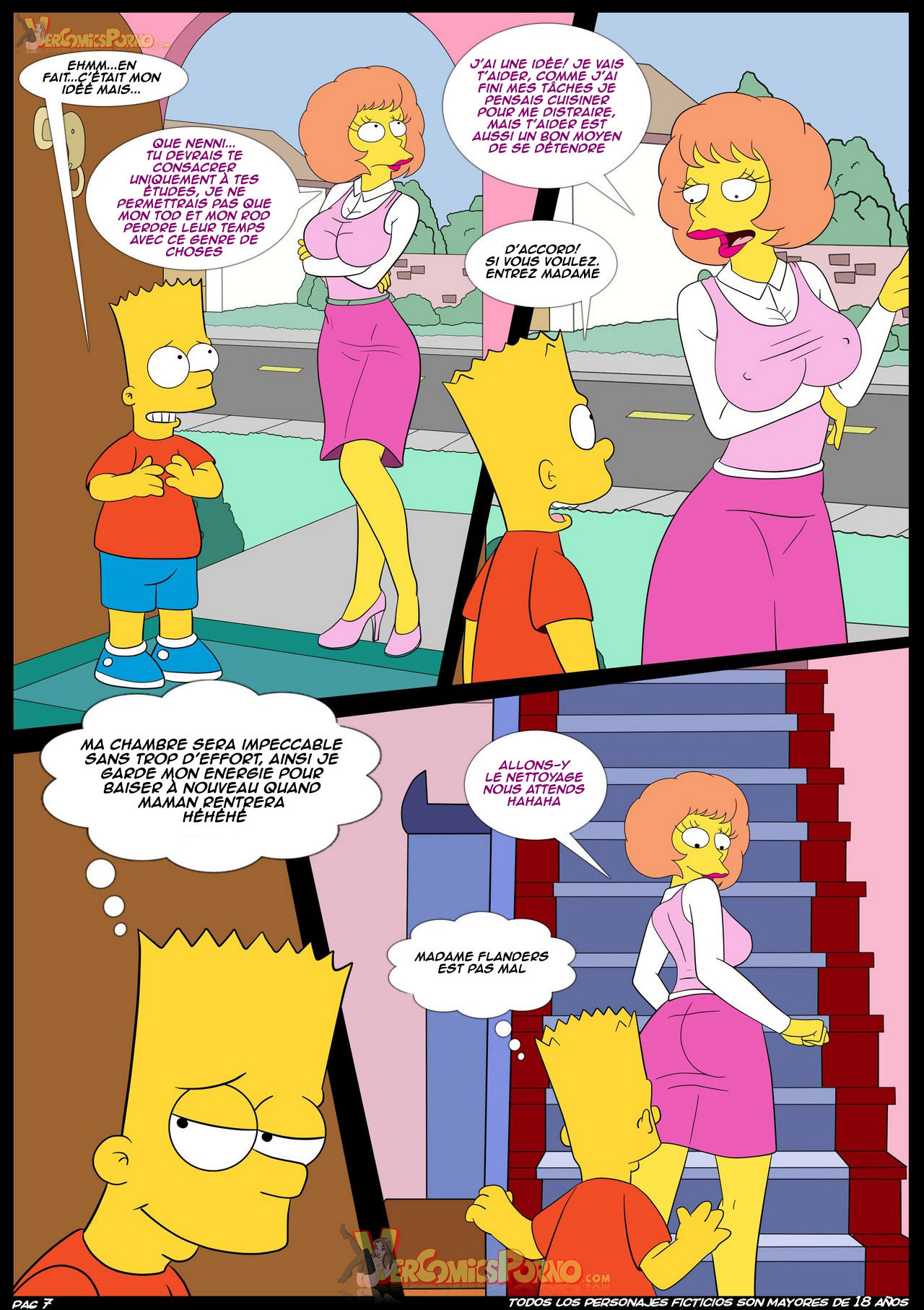 Los Simpsons Viejas Costumbres 4 Visita Inesperada - Page 8 - IMHentai