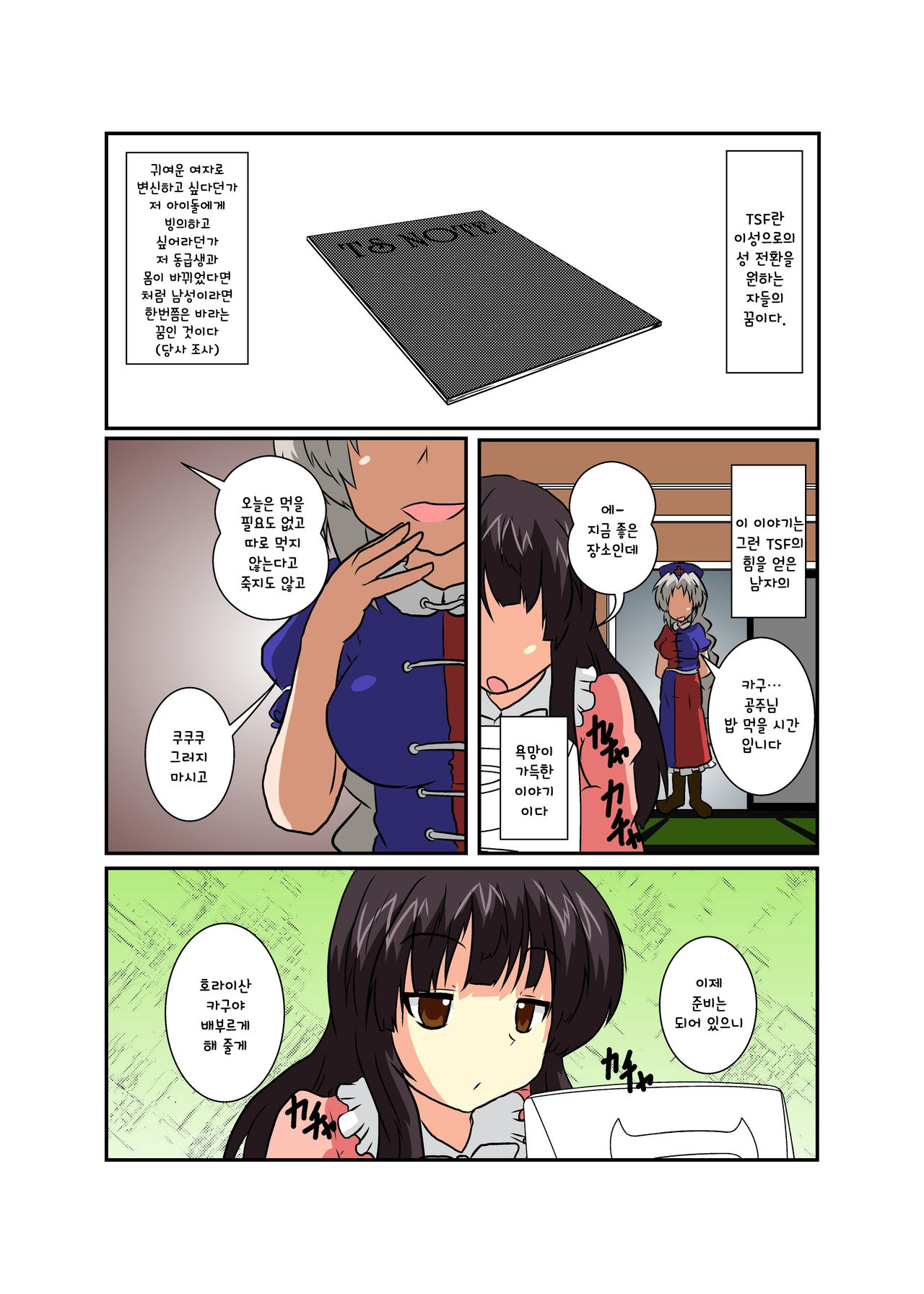 Touhou TS Monogatari ~Kaguya Hen~ page 4 full