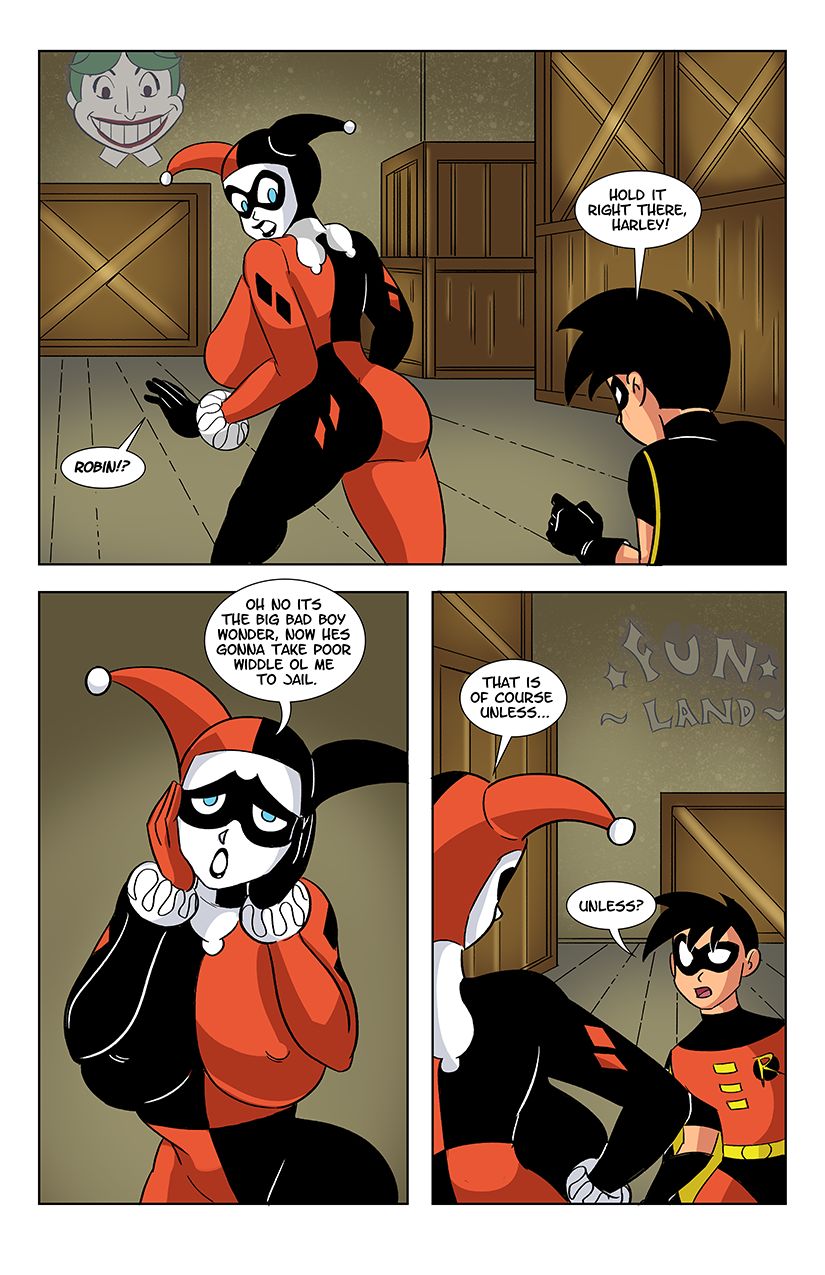 Harley and Robin in "The Deal" page 1 full