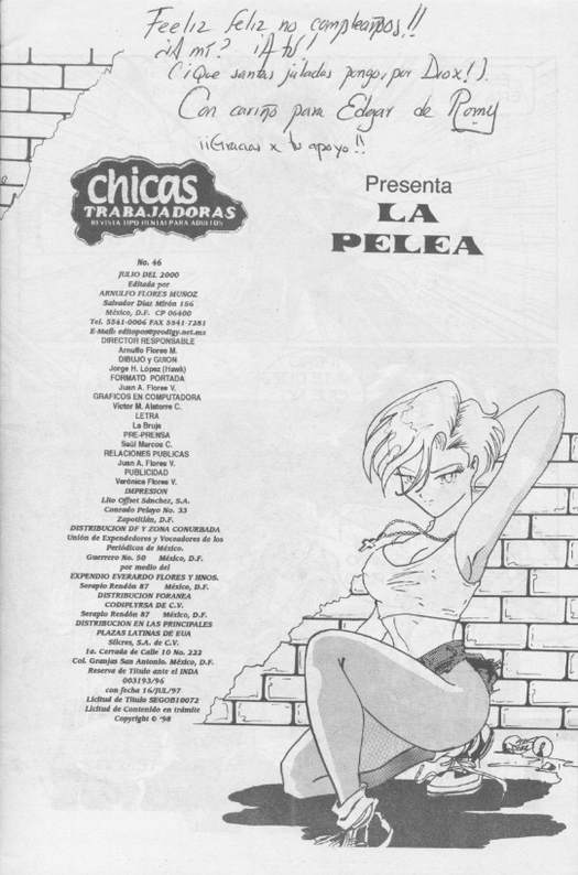 Chicas Trabajadoras 46 - La Pelea page 1 full