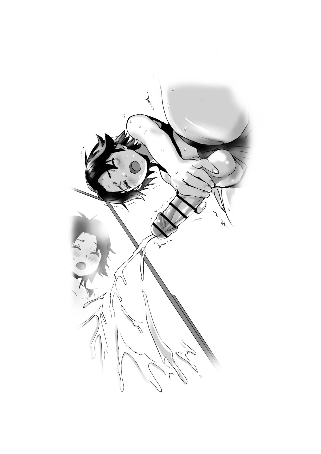 Kagami ni Utsutta Jibun no Sugata de Jii o Suru Bishounen page 7 full