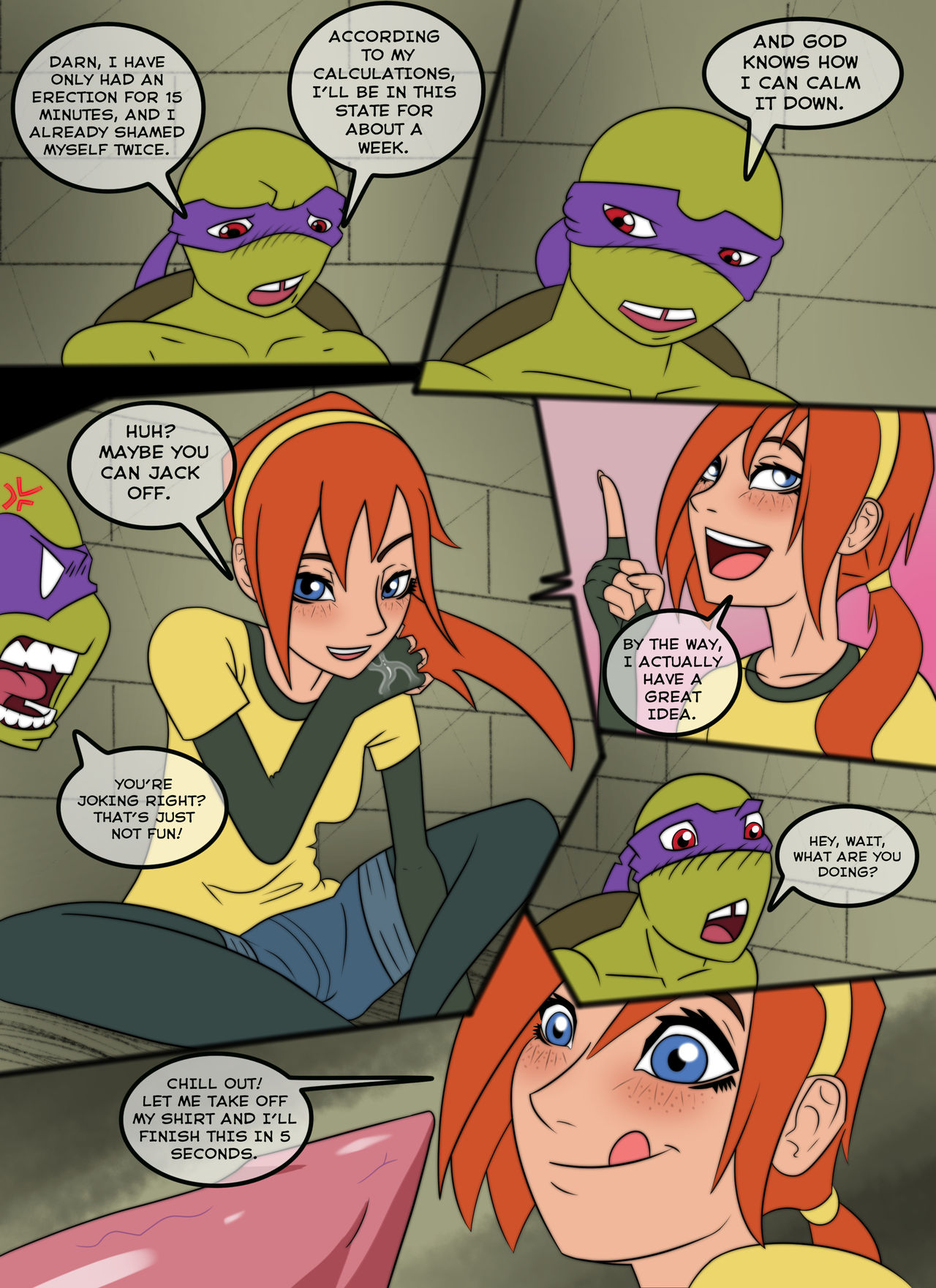 TMNT - Relax in April page 10 full