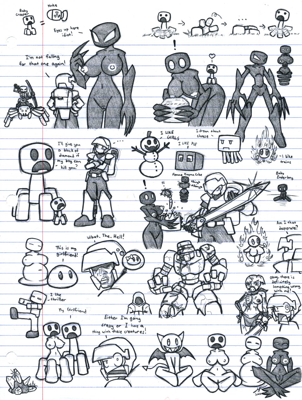 Minecraft page 1 full