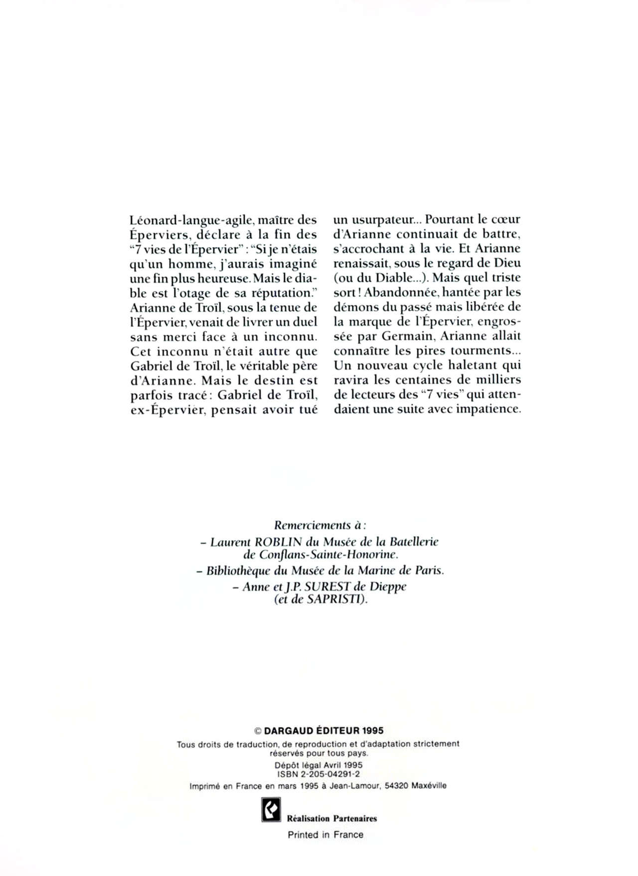 Plume Aux Vents - T01 - La Folle Et L'assassin page 3 full