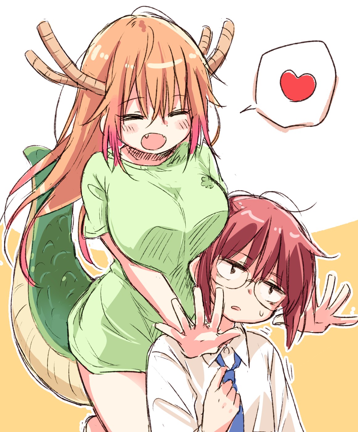 Miss Kobayashi's Dragon Maid page 2 full