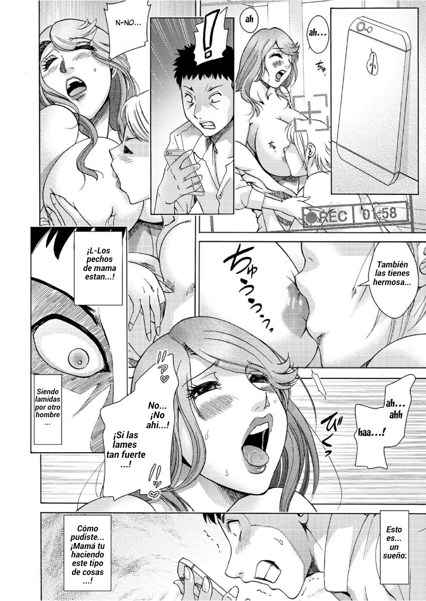 Musuko-tachi no Haha Asobi ~Onna no Kao Shite, Koshi o Furi Tsuzukeru Hirusagari~  | El hijo de mama-Ella Juega mientras su hijo la mira empujando sus caderas sexualmente page 7 full