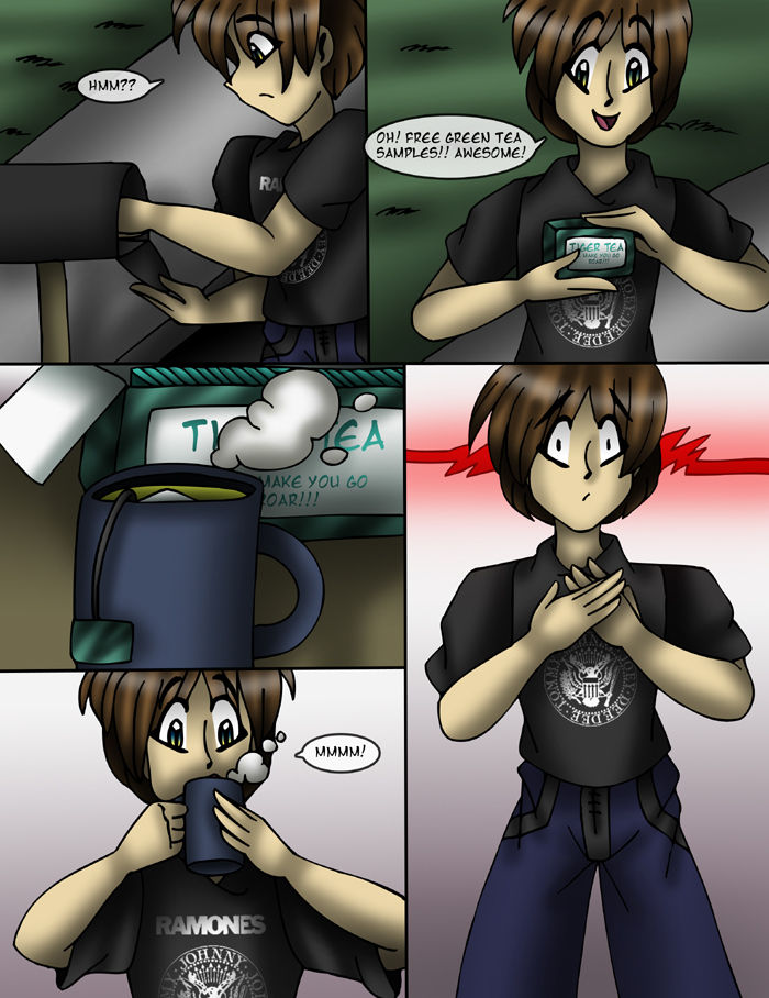 Winged Tiger Anthro TG TF page 1 full