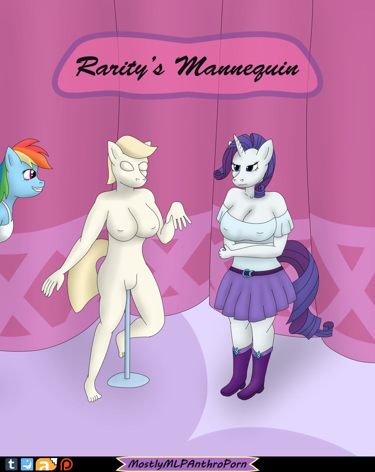 Rarity's Mannequin page 1 full