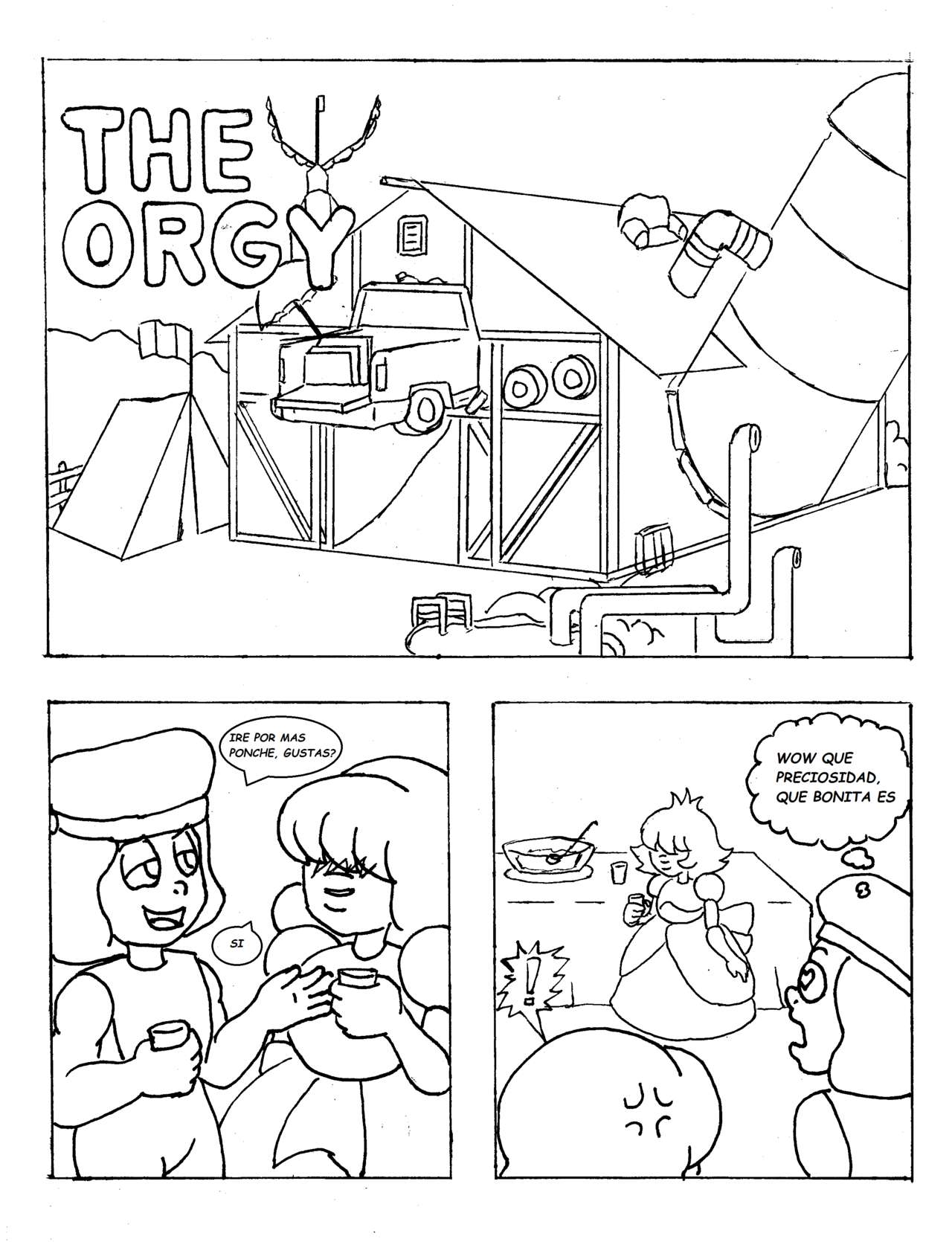 THE ORGY page 1 full