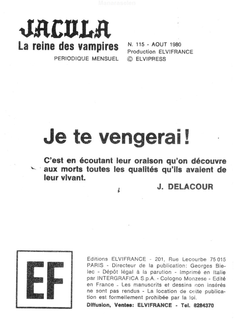 Elvifrance - Jacula - 115 - Je te vengerai ! page 3 full