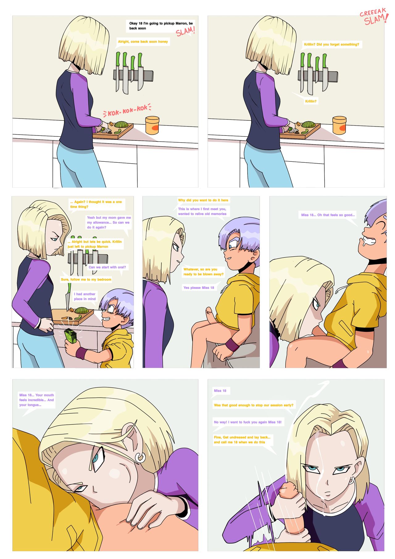 Trunks x Android 18 page 1 full