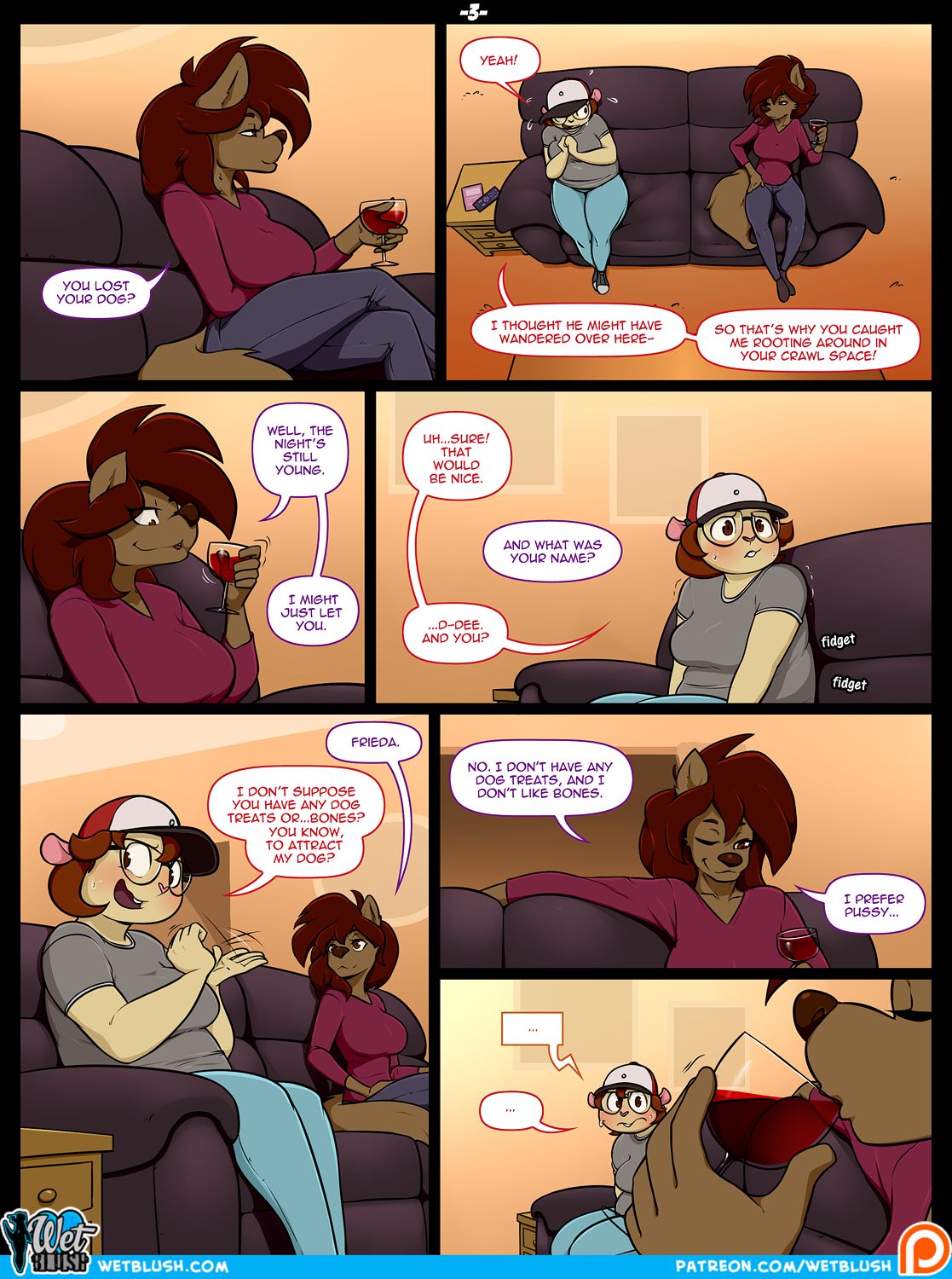 She's a Werewolf! page 3 full