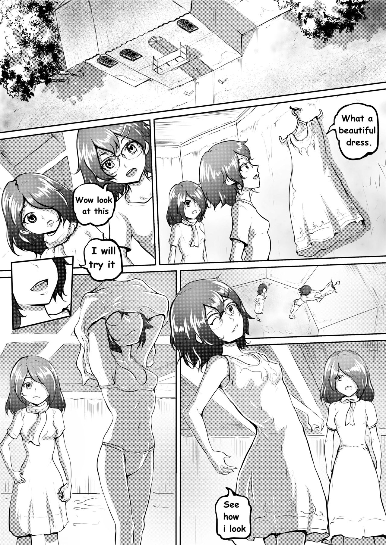 Transform Futa girl page 1 full