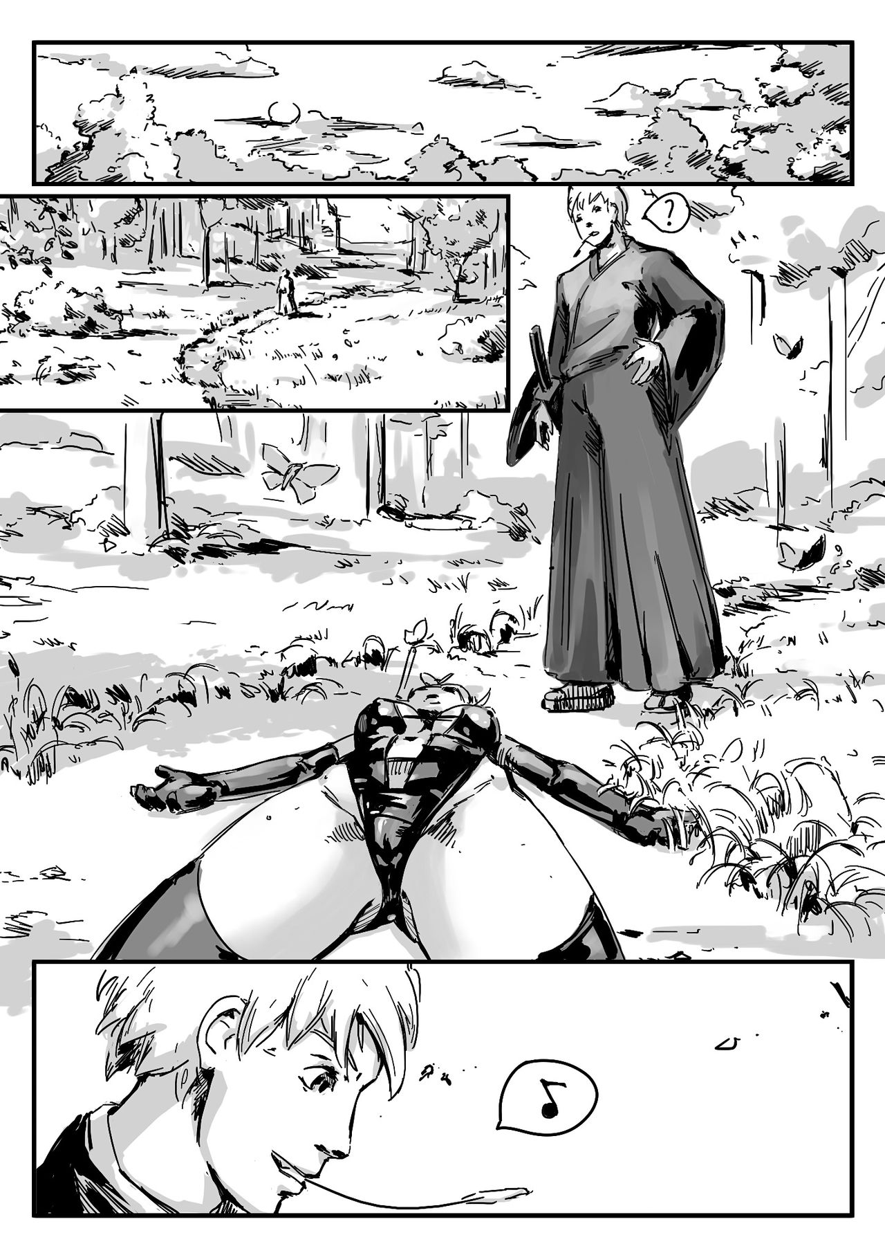 Happy samurai page 8 full