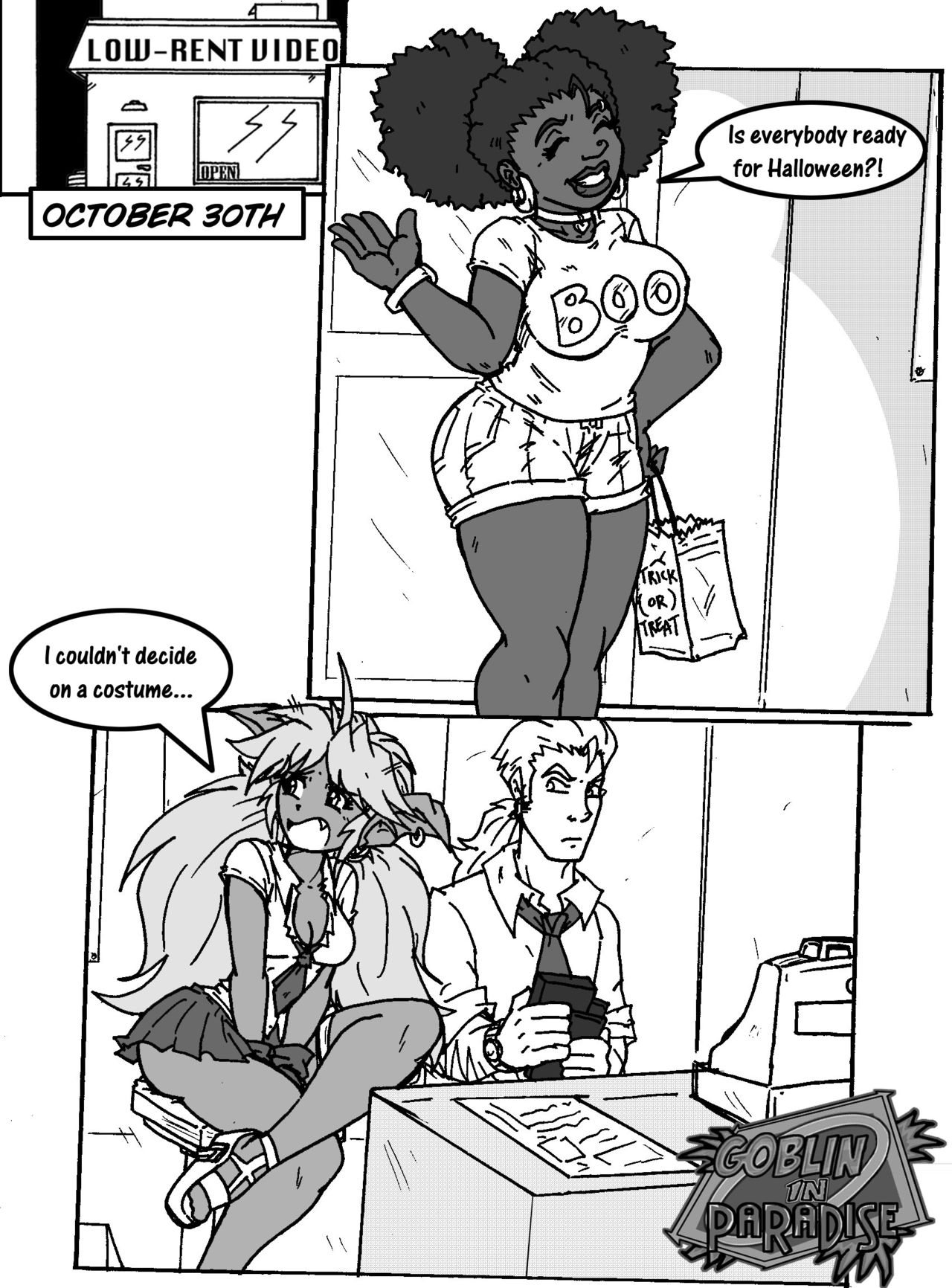 'Goblin In Paradise' Halloween Special 1 page 1 full