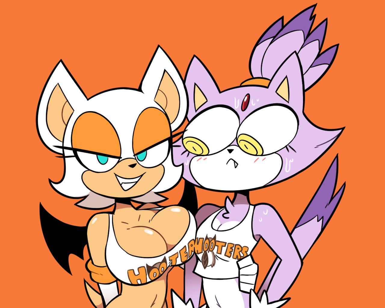 Rouge the Bat Hooters page 6 full