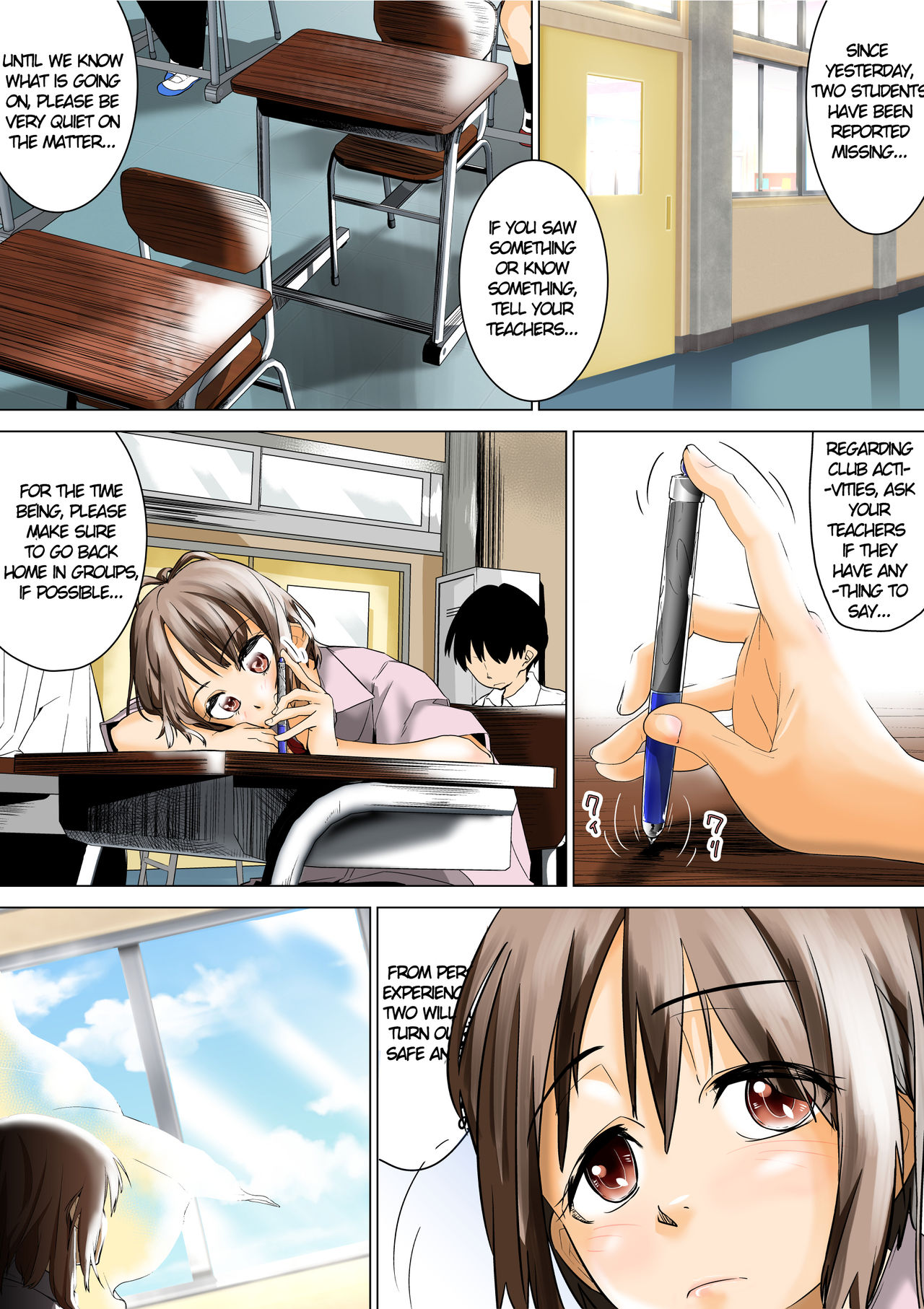 Doukyuusei de Shinyuu no Joshi wa Kichiku na Yuukaihan | Our Female Classmate Friend Was A Fiendish Abductor page 5 full