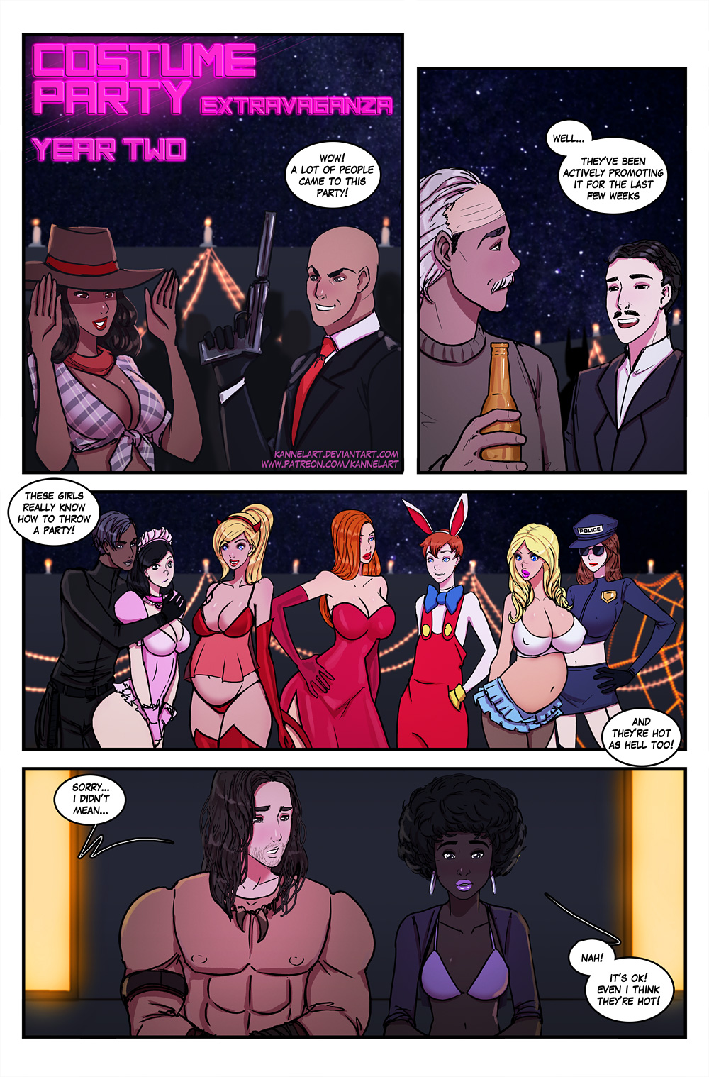 Costume Party Extravaganza Year Two page 1 full