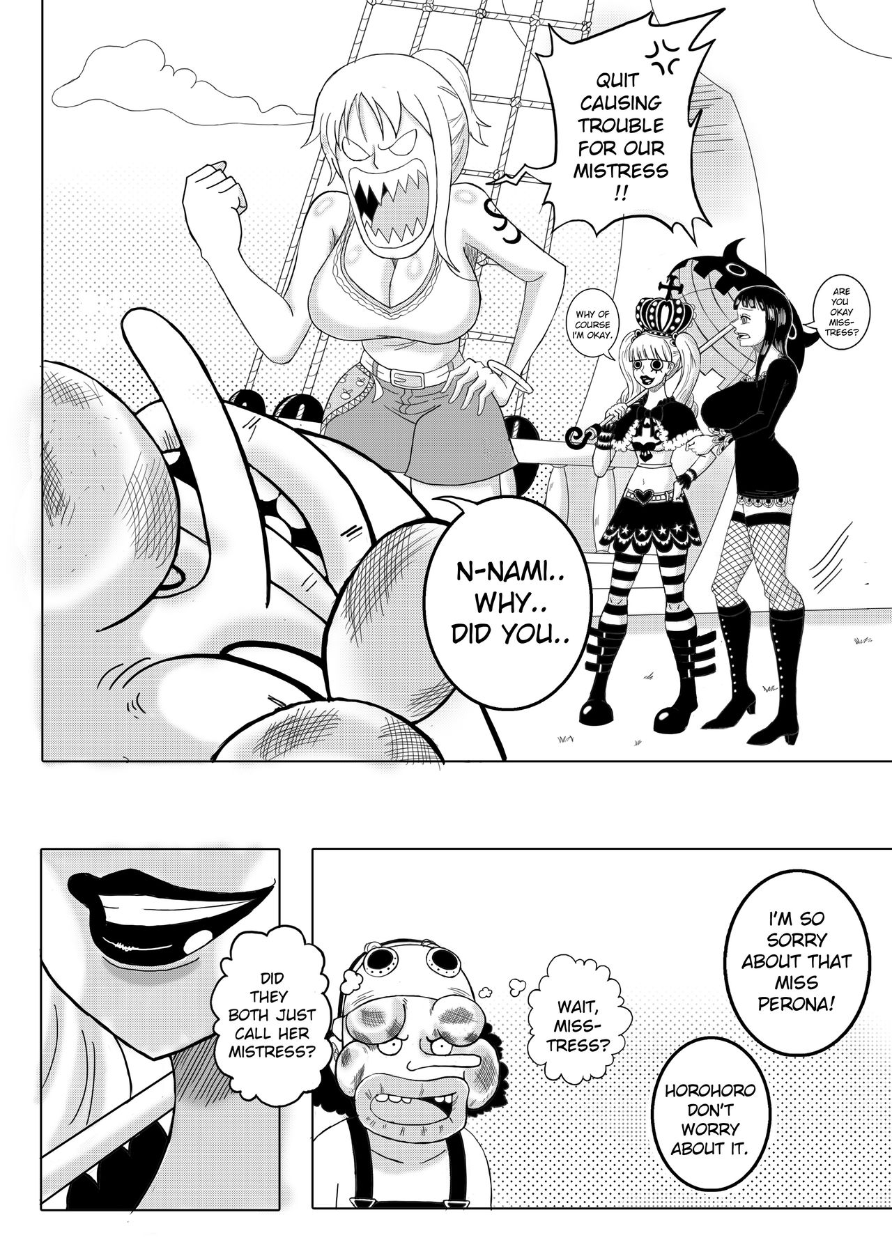 Nami & Robin: Pirate Hypnosis page 3 full