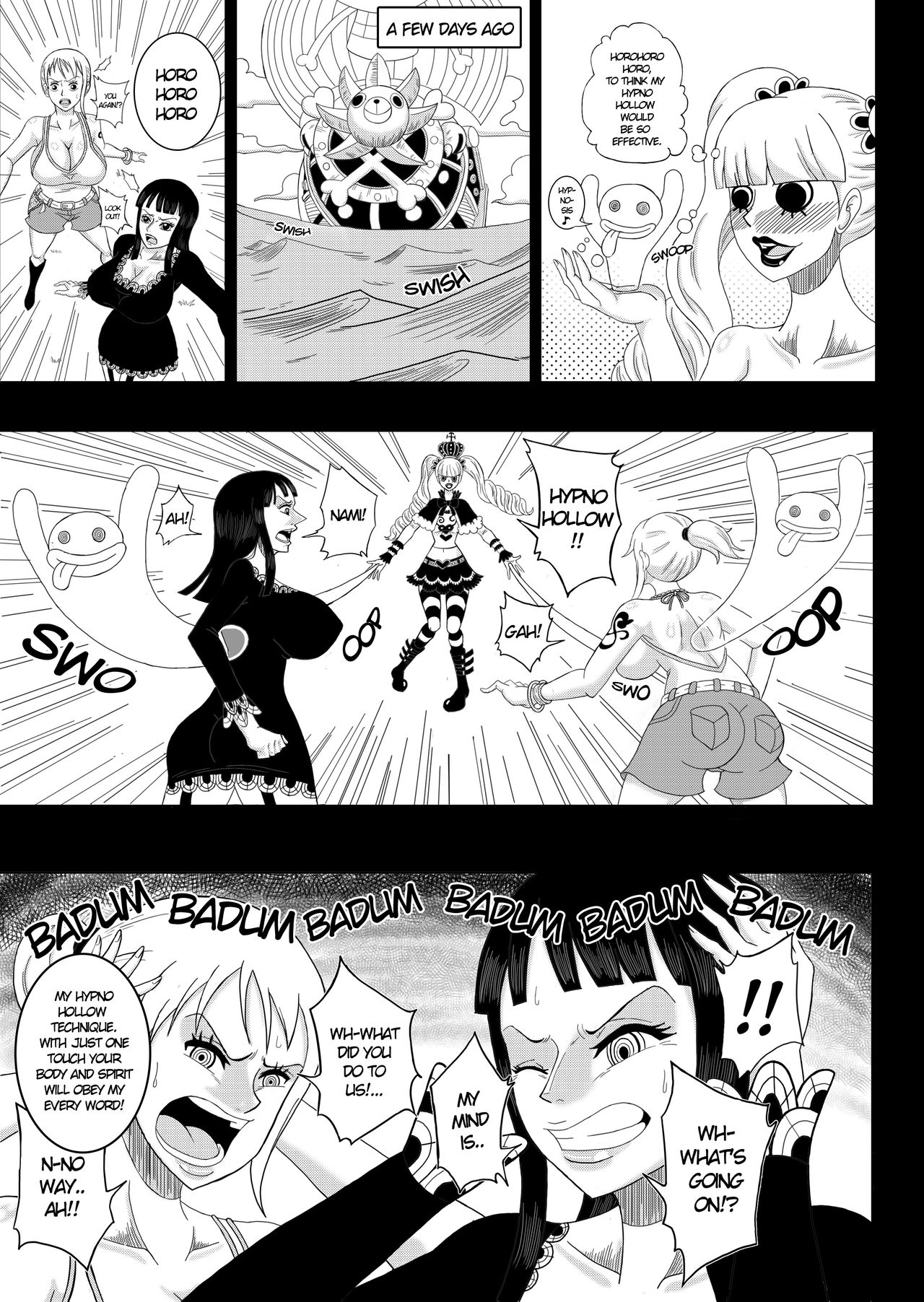 Nami & Robin: Pirate Hypnosis page 6 full