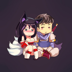 Ahri x Garen