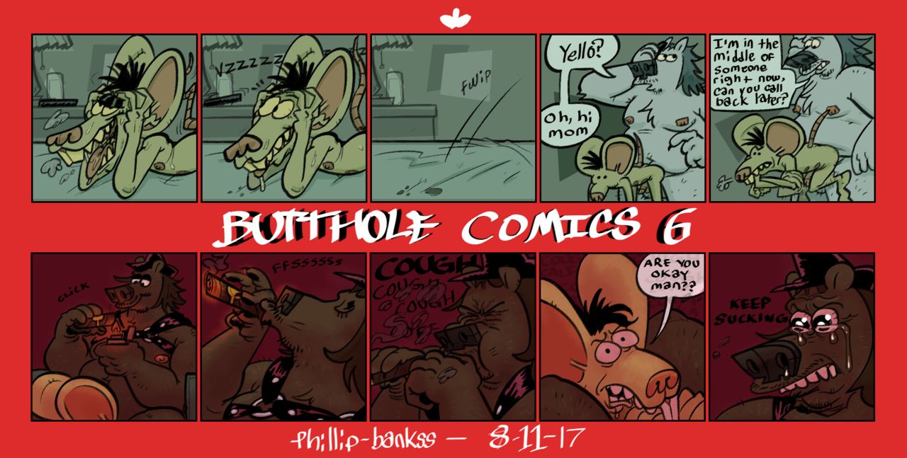 butthole comics page 6 full