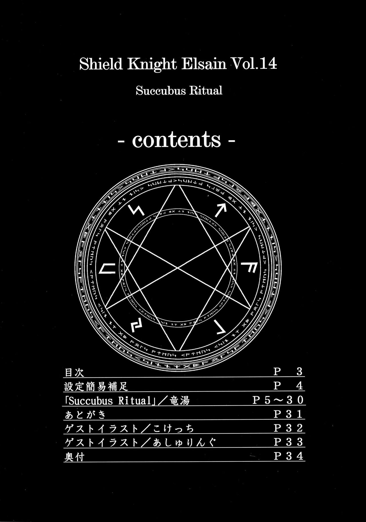 Shield Knight Elsain Vol. 14 "Succubus Ritual" page 2 full
