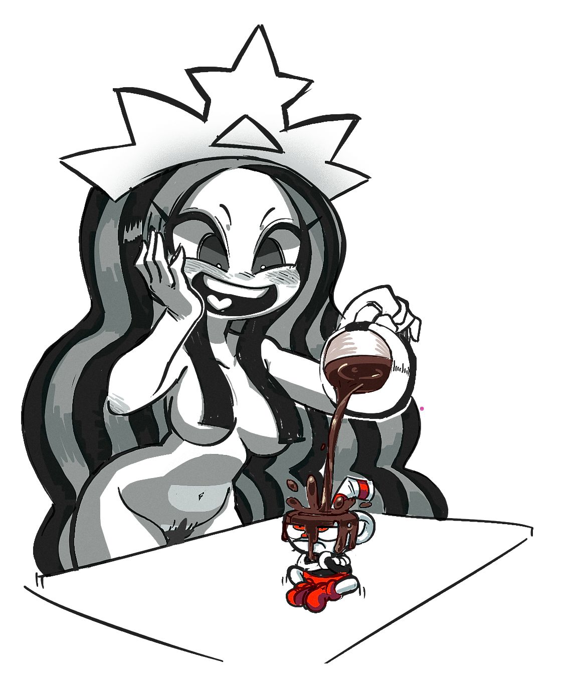 Starbucks Starbucks-chan STB-chan and Wendy page 2 full