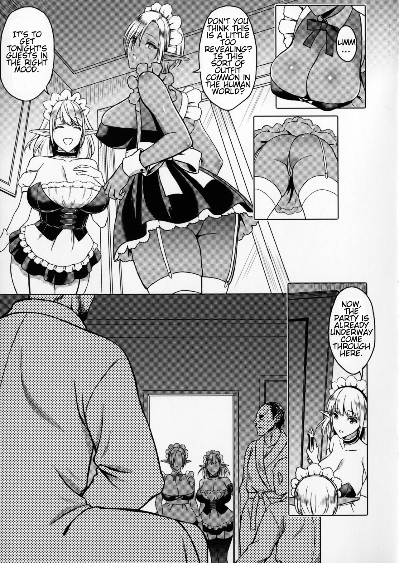 Reizoku Elf Maid + C91 Kaijou Genteibon | Elf Maid Slaves page 7 full