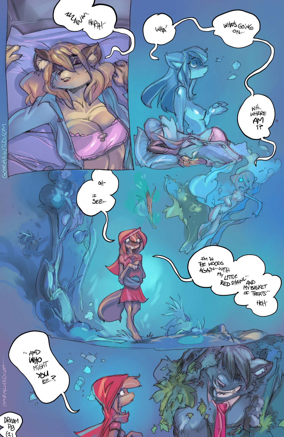 Diary Of A Vixen: The Dream page 1 full