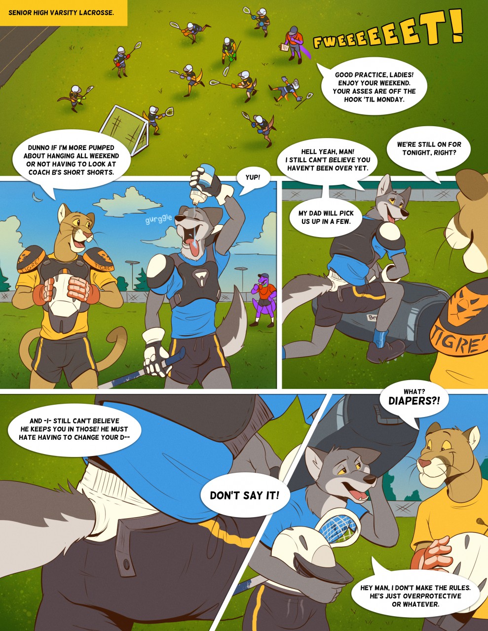 Boy's Night In page 1 full